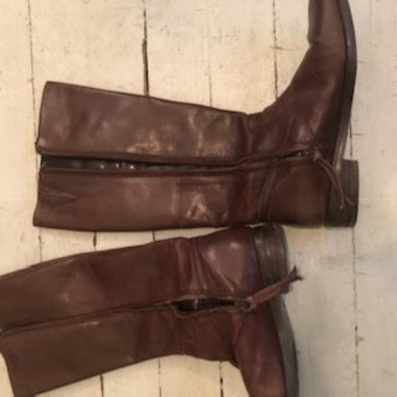 Ralph Lauren Brown Leather Boots Size 6 - Picture 7 of 7